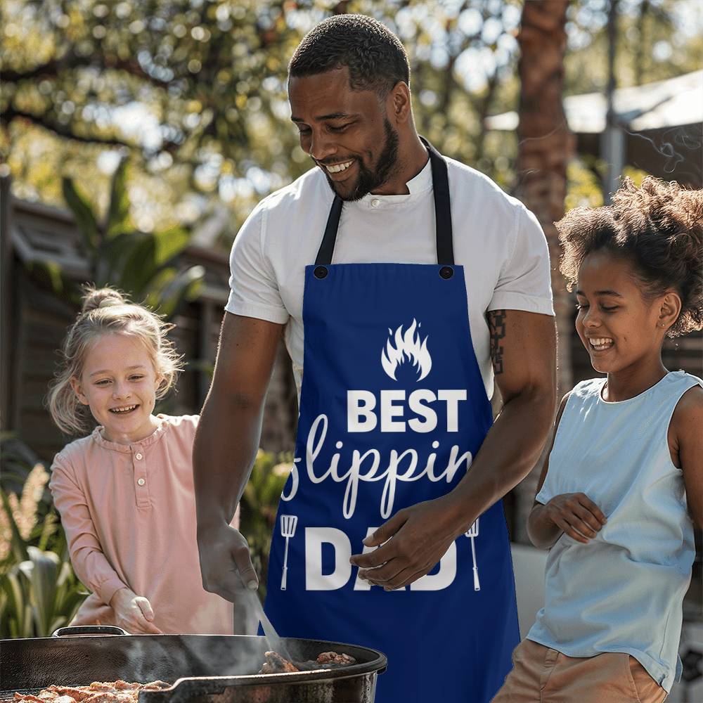 Best Gift For Dad The Custom Cooking Apron Best Flippin Dad - Kubby&Co Worldwide
