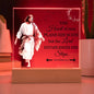 Customized Acrylic Plaque Picture Frame, Multi Color LED Lights - Kubby&Co Worldwide