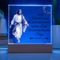 Customized Acrylic Plaque Picture Frame, Multi Color LED Lights - Kubby&Co Worldwide
