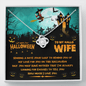 Gold Necklace, Happy Halloween, Knot Necklace, To My Wife - Kubby&Co Worldwide