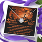 Gold Women's Necklace, Happy Halloween My Wife - Kubby&Co Worldwide