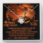Gold Women's Necklace, Happy Halloween My Wife - Kubby&Co Worldwide