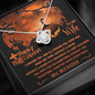 Gold Women's Necklace, Happy Halloween My Wife - Kubby&Co Worldwide