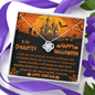 Gold Women's Necklace, Happy Halloween Daughter - Kubby&Co Worldwide