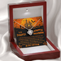 Gold Women's Necklace, Happy Halloween Daughter - Kubby&Co Worldwide