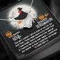 Gold Necklace, Happy Halloween My Wife, Love Knot - Kubby&Co Worldwide