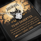 Gold Necklace, Happy Halloween, My Daughter, Sacred Knot - Kubby&Co Worldwide