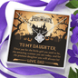 Gold Necklace, Happy Halloween, My Daughter, Sacred Knot - Kubby&Co Worldwide