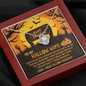 Gold Necklace, Happy Halloween, Love Knot Necklace, My Hallow Wife - Kubby&Co Worldwide