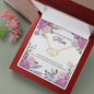 Gold Necklace, 18 Diamonds, Stepmom Mother's Day, Thank You - Kubby&Co Worldwide