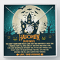 Gold Necklace, Happy Halloween, My Hallow Wife - Kubby&Co Worldwide