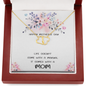 Gold Necklace, 18 Single Cut Diamonds, Mother's Day, My Guide - Kubby&Co Worldwide