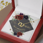 Gold Necklace, 18 Single Cut Diamonds, Happy Mother's Day - Kubby&Co Worldwide