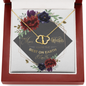 Gold Necklace, 18 Single Cut Diamonds, Happy Mother's Day - Kubby&Co Worldwide