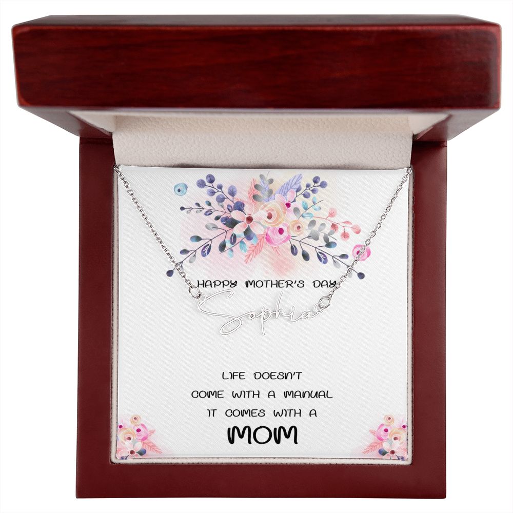 Mother's Day With Love, Signature Style Necklace, Best Mom - Kubby&Co Worldwide