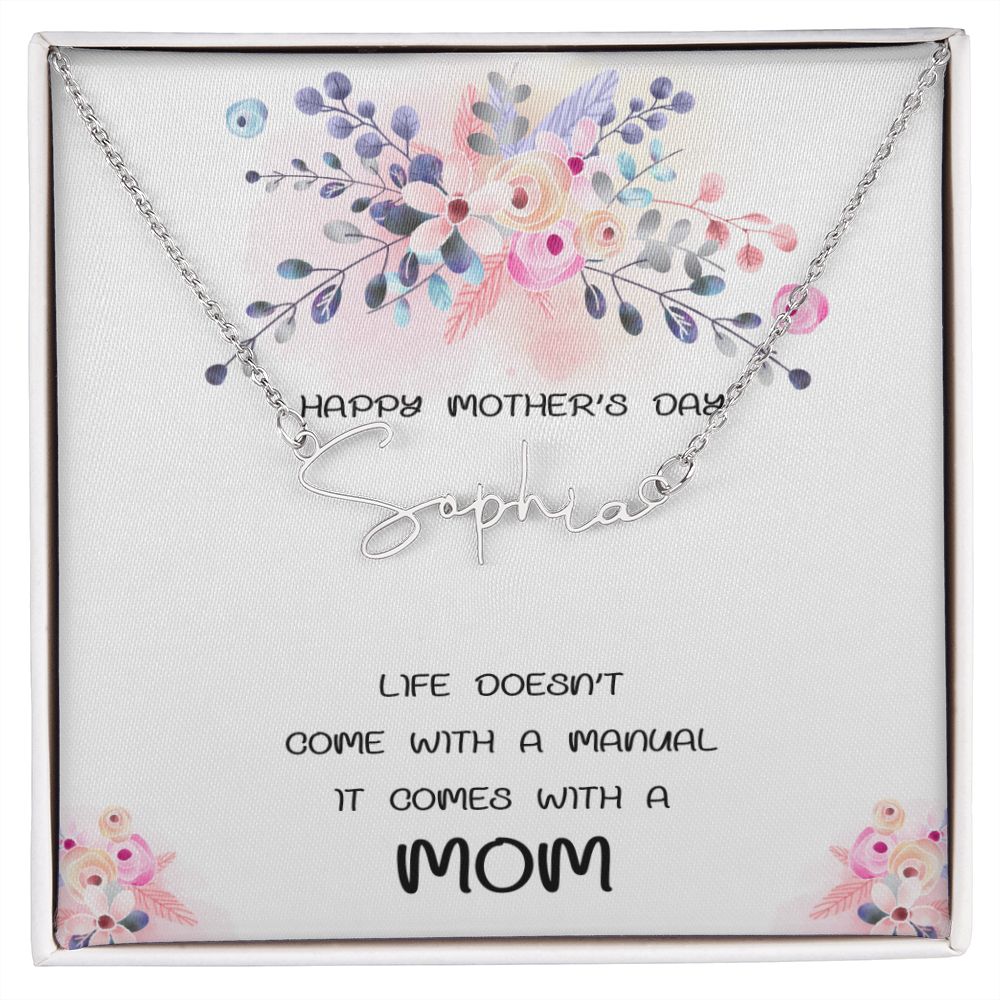 Mother's Day With Love, Signature Style Necklace, Best Mom - Kubby&Co Worldwide