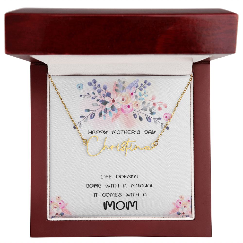 Mother's Day With Love, Signature Style Necklace, Best Mom - Kubby&Co Worldwide