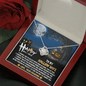 Gold Necklace, Happy Halloween My Wife, Love Knot - Kubby&Co Worldwide