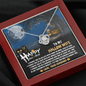 Gold Necklace, Happy Halloween My Wife, Love Knot - Kubby&Co Worldwide