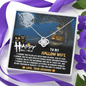 Gold Necklace, Happy Halloween My Wife, Love Knot - Kubby&Co Worldwide