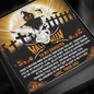 Gold Necklace, Happy Halloween Daughter, Love Dad - Kubby&Co Worldwide