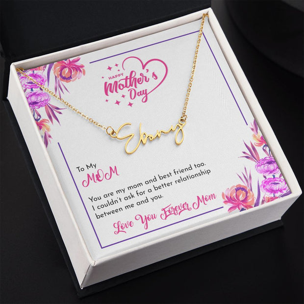 Mother's Day With Love, Signature Style Necklace, Me And You - Kubby&Co Worldwide