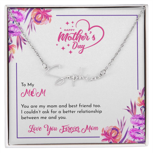 Mother's Day With Love, Signature Style Necklace, Me And You - Kubby&Co Worldwide