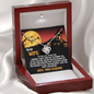 Gold Necklace, Happy Halloween My Wife, Love Knot - Kubby&Co Worldwide