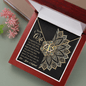 Gold Necklace, 18 Diamonds, To My Wife Just One Kiss - Kubby&Co Worldwide