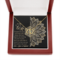 Happy Anniversary My Lovely, Gold Necklace, 18 Single Diamonds - Kubby&Co Worldwide