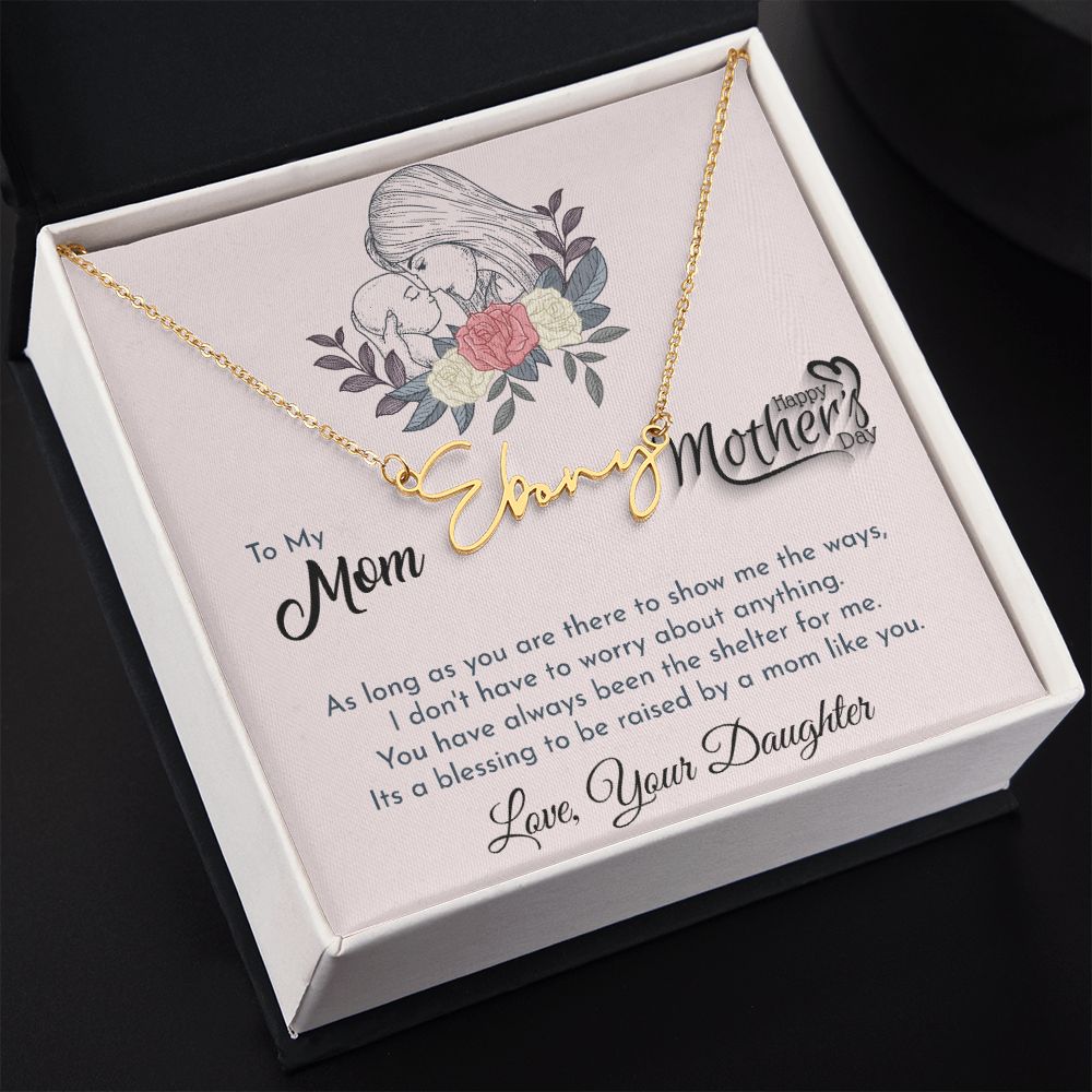 Mother's Day With Love, Signature Style Necklace, My Shelter - Kubby&Co Worldwide