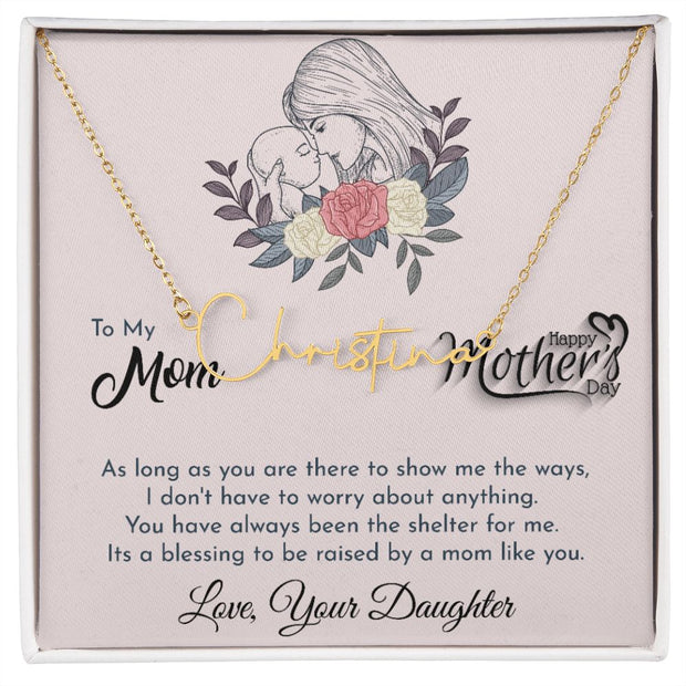 Mother's Day With Love, Signature Style Necklace, My Shelter - Kubby&Co Worldwide