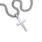 Father's Day, Cuban Link Chain Cross-Necklace, From Daughter - Kubby&Co Worldwide
