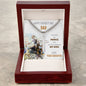 Father's Day, Cuban Link Chain Cross-Necklace, From Daughter - Kubby&Co Worldwide
