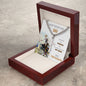 Father's Day, Cuban Link Chain Cross-Necklace, From Daughter - Kubby&Co Worldwide