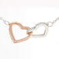 Gold Necklace, Interlocking Pendant and Necklace, To My Mom - Kubby&Co Worldwide