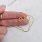 Gold Necklace, 18 Diamonds, My Military Wife, My Soulmate - Kubby&Co Worldwide