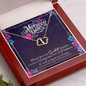 Gold Necklace, 18 Diamonds, Mother's Day, Greatest Teacher - Kubby&Co Worldwide