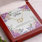 Gold Necklace, 18 Diamonds, Stepmom Mother's Day, Thank You - Kubby&Co Worldwide