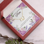 Gold Necklace, 18 Diamonds, Stepmom Mother's Day, Thank You - Kubby&Co Worldwide