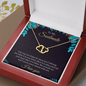 Gold Necklace, 18 Diamonds, To My Valentine Soulmate - Kubby&Co Worldwide