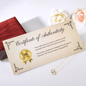 Gold Necklace, 18 Diamonds, To My Valentine Soulmate - Kubby&Co Worldwide