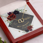 Gold Necklace, 18 Single Cut Diamonds, Happy Mother's Day - Kubby&Co Worldwide