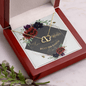Gold Necklace, 18 Single Cut Diamonds, Happy Mother's Day - Kubby&Co Worldwide