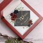 Gold Necklace, 18 Single Cut Diamonds, Happy Mother's Day - Kubby&Co Worldwide