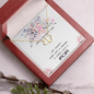 Gold Necklace, 18 Single Cut Diamonds, Mother's Day, My Guide - Kubby&Co Worldwide