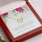 Gold Necklace, 18 Single Diamonds, My Dear Sister My Angel - Kubby&Co Worldwide