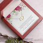 Gold Necklace, 18 Single Diamonds, My Dear Sister My Angel - Kubby&Co Worldwide