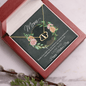 Gold Necklace, 18 Single Diamonds, Mother's Day, Hope and Love - Kubby&Co Worldwide