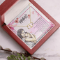 Gold Necklace, 18 Single Diamonds, Mother's Day, Tender Care - Kubby&Co Worldwide